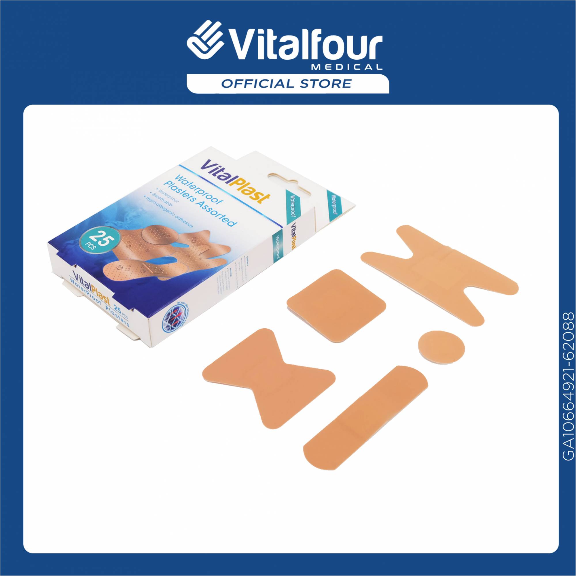 Vitalplast waterproof assorted wound plaster first aid supplier